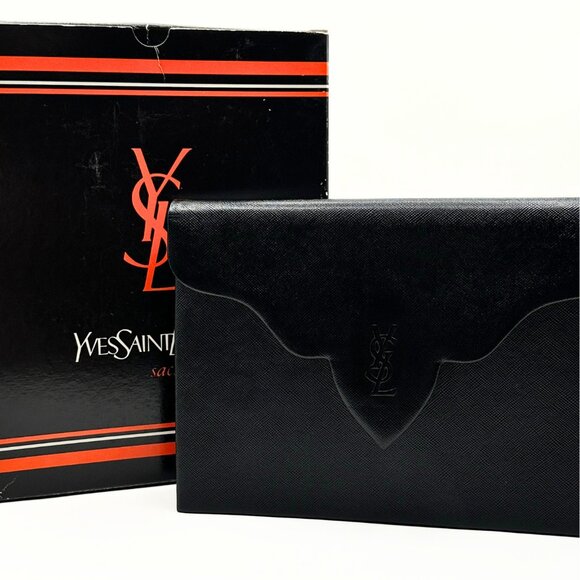 Yves Saint Laurent Handbags - •SOLD•Yves Saint Laurent Vintage Clutch + Original Box
